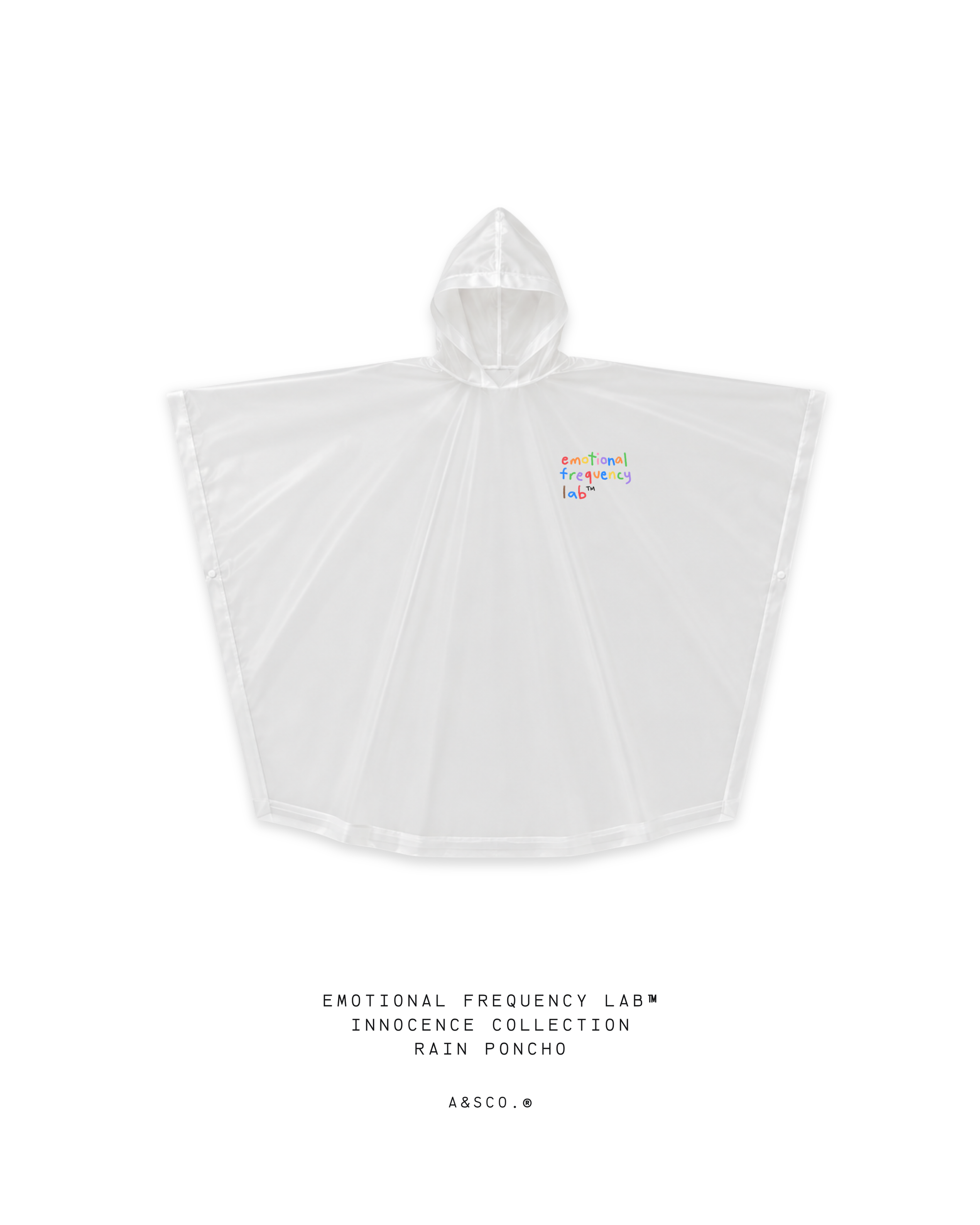 Emotional Frequency Lab™ Rain Poncho