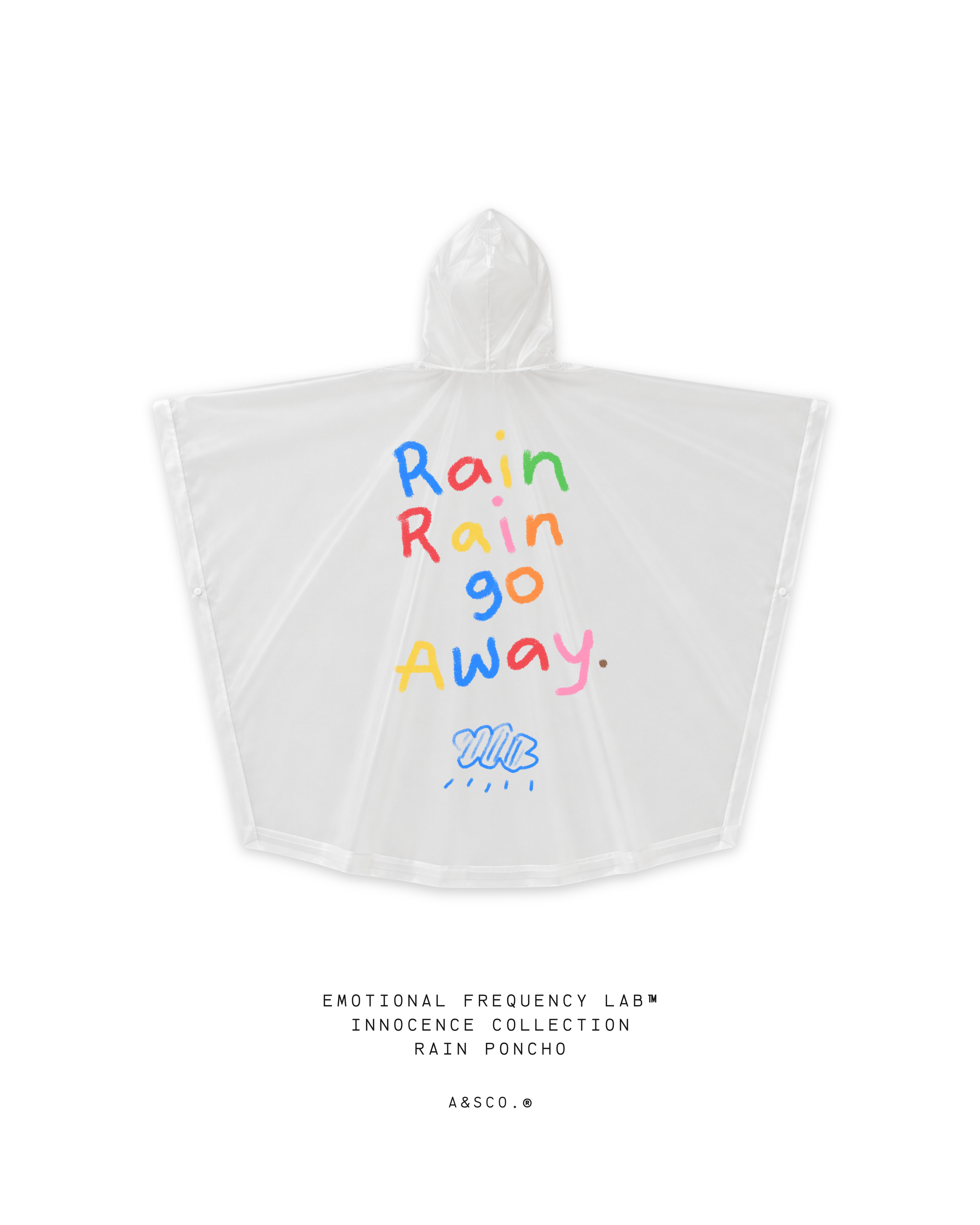 Emotional Frequency Lab™ Rain Poncho